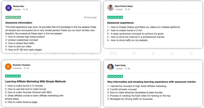 TrustPilot 5-star Rating Course