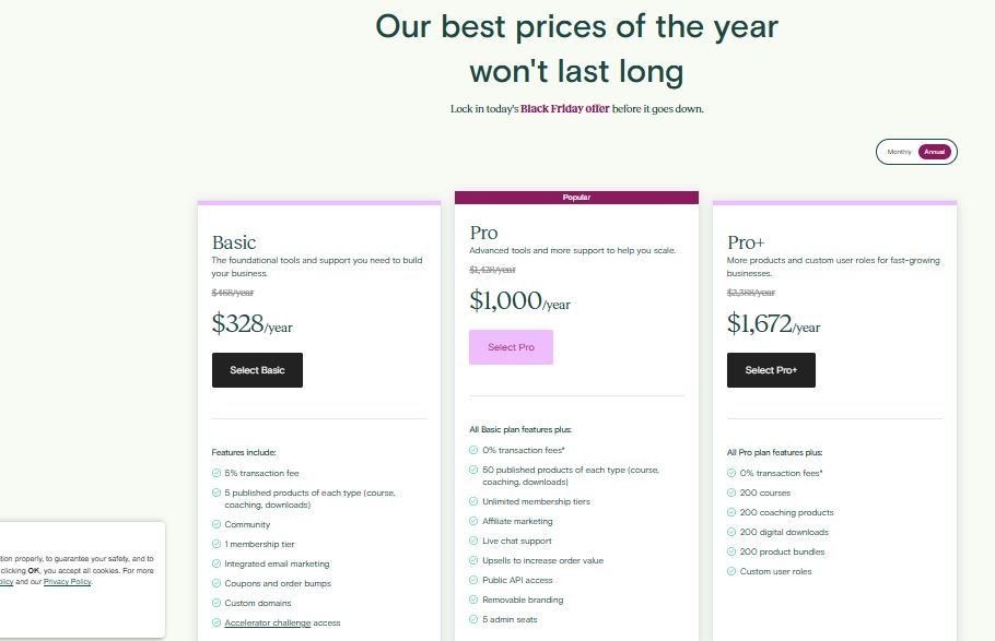 Teachable Price Table