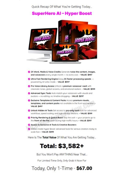 SuperHero AI - Hyper Boost