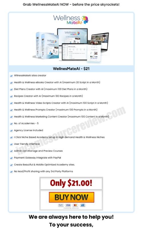 Price of WellnessMate AI