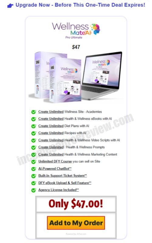WellnessMate AI - Unlimited PRO
